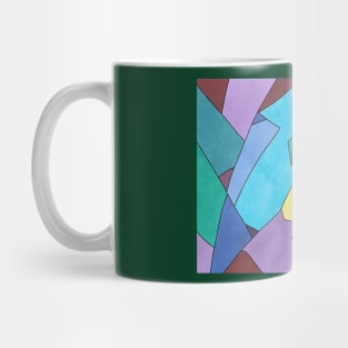 Abstract Man Mug